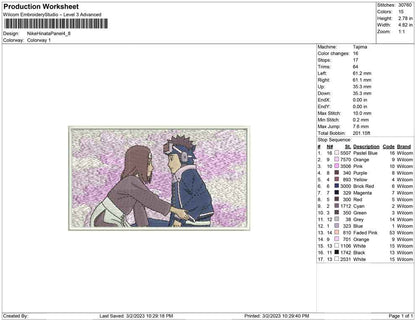 Naruto and Hinata Panel