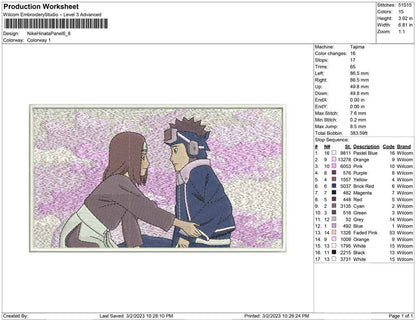 Naruto and Hinata Panel