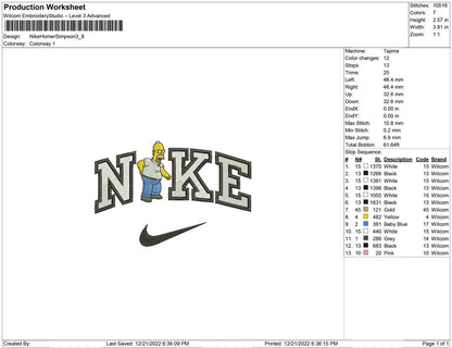 Nike Homer Simpson