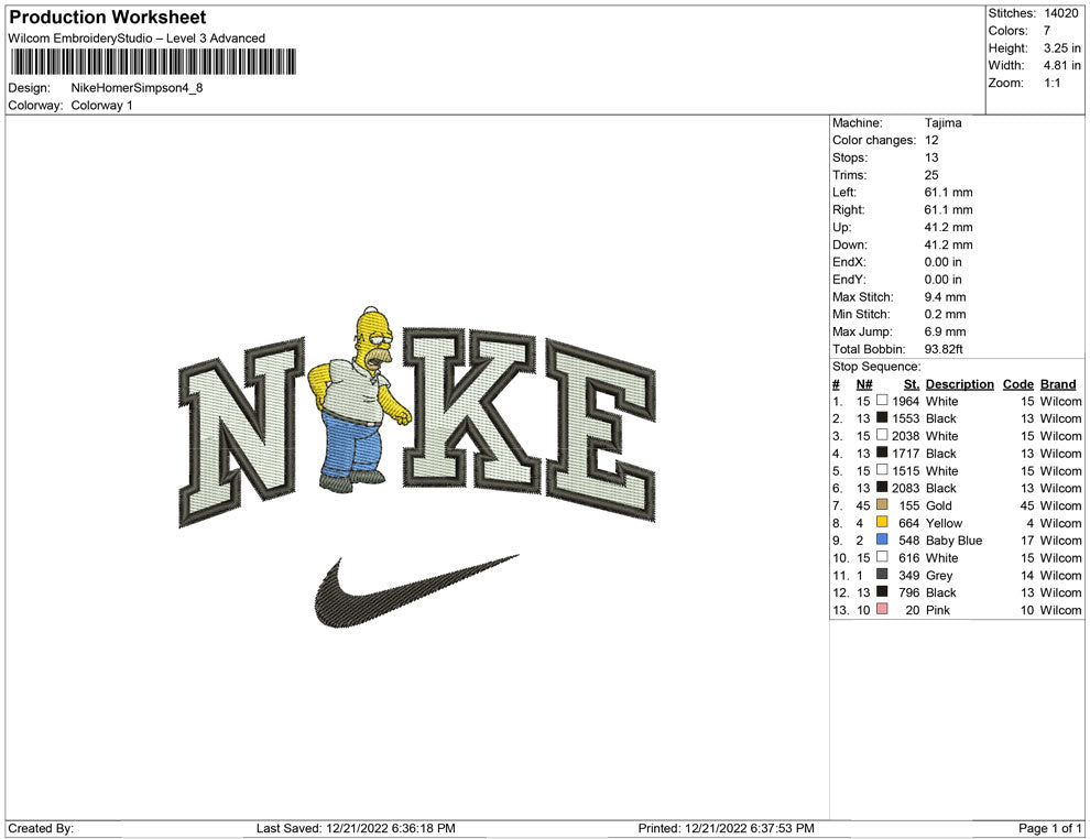 Nike Homer Simpson