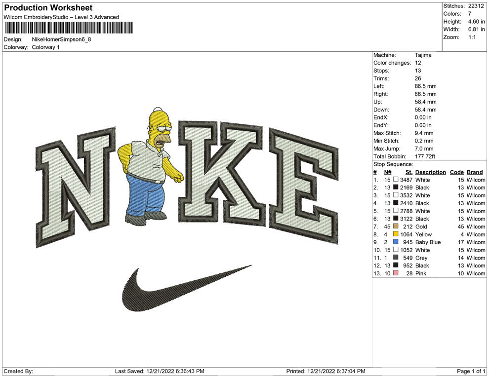 Nike Homer Simpson