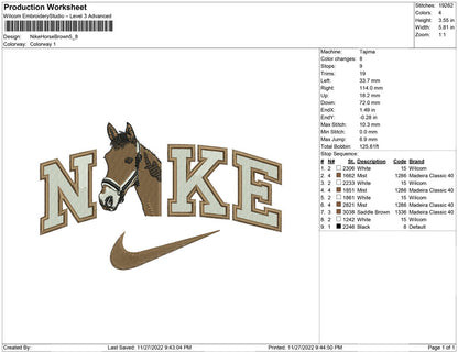 Nike Horse Brown