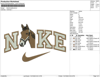 Nike Horse Brown