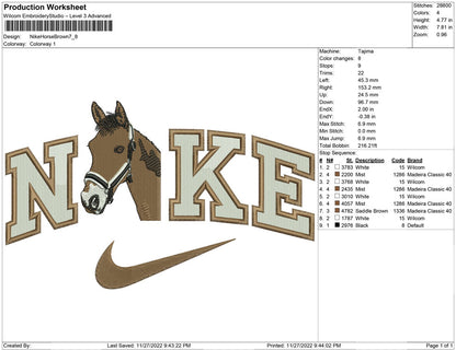 Nike Horse Brown