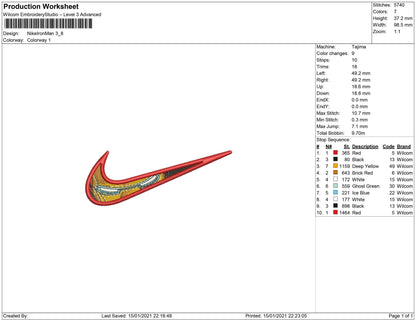 Swoosh eye iron man