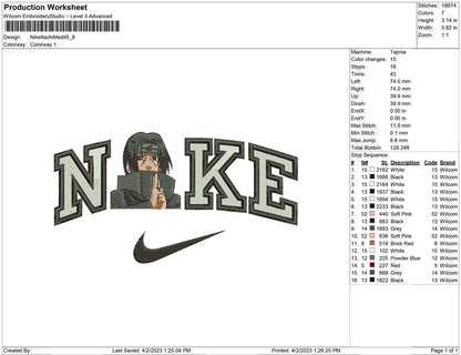 Nike Itachi Meditation