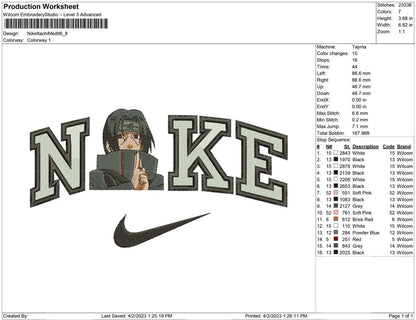 Nike Itachi Meditation