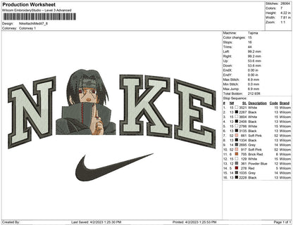 Nike Itachi Meditation