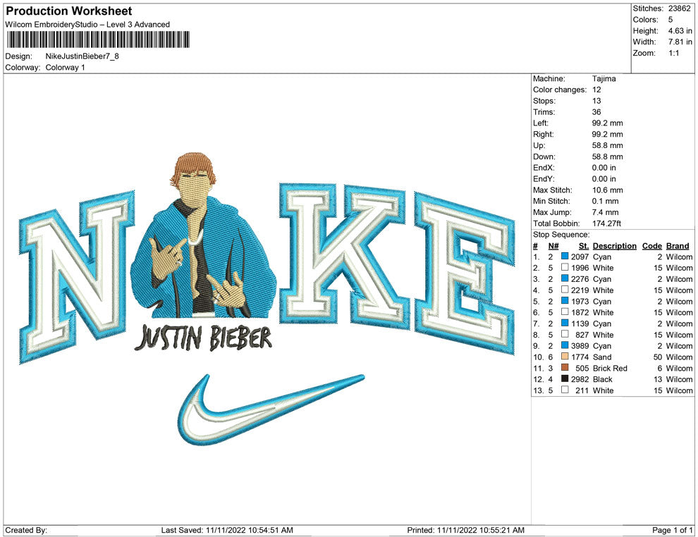 Nike Justin Bieber