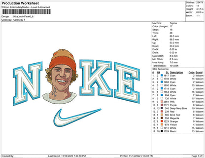 Nike Justin Face