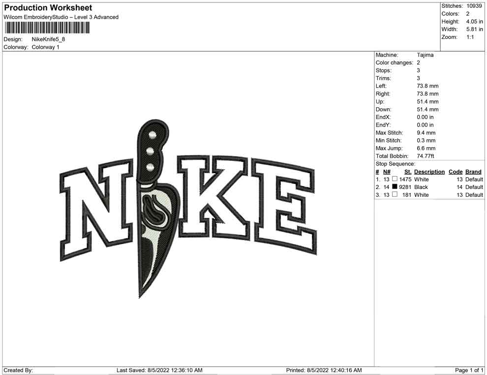 Nike Knife – Embrobuy