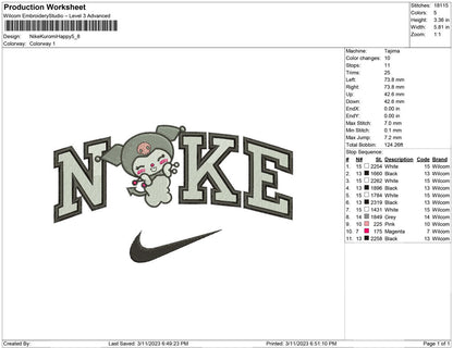 Nike Kuromi Happy