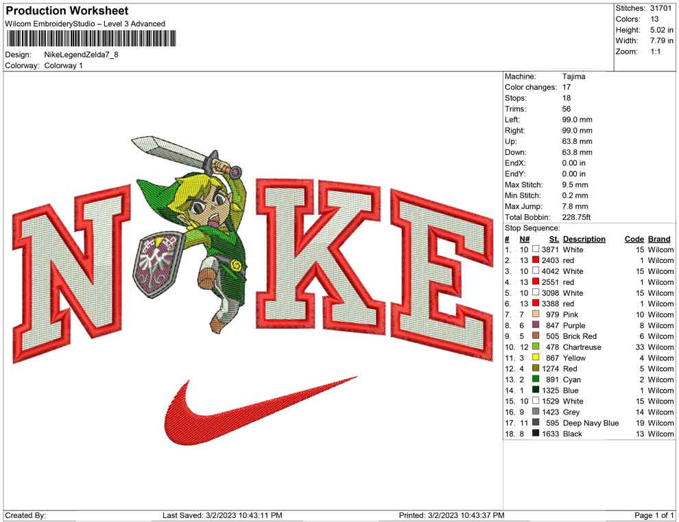 Nike Legend Zelda