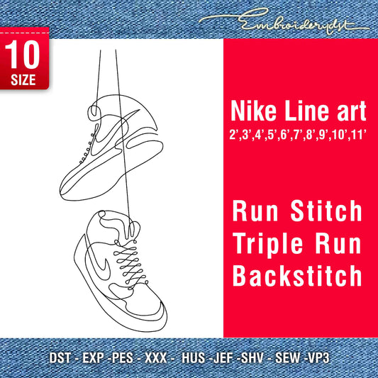 Nike Strichzeichnungen