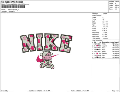 Nike Loves Cow