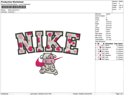 Nike Loves Cow