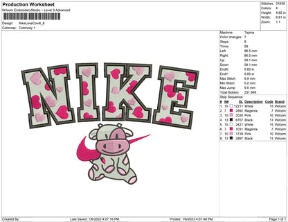 Nike Loves Cow