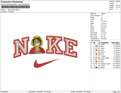 Nike Luffy Laugh
