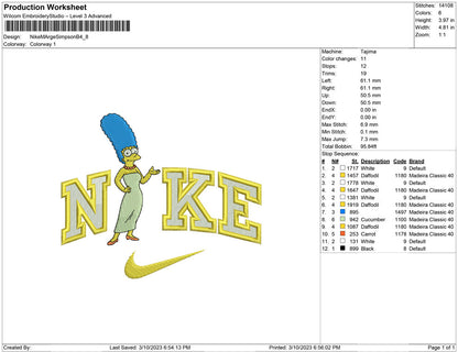 Nike Marge Simpson