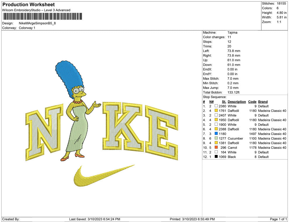 Nike Marge Simpson