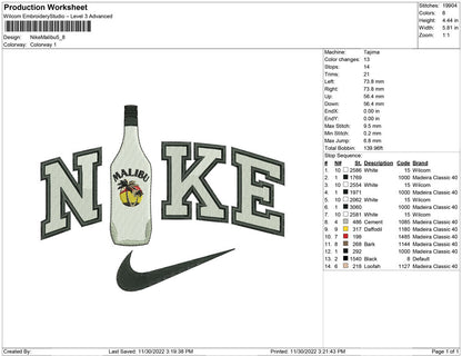 Nike Malibu bottle