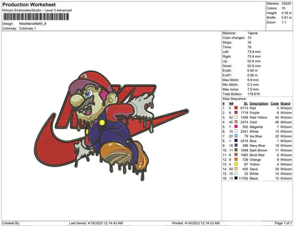 Nike Mario melting