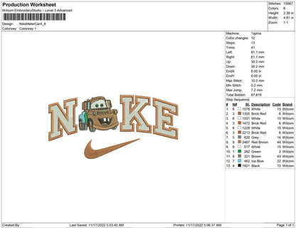 Nike Mater Car