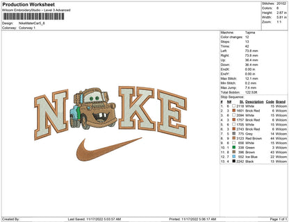 Nike Mater Car