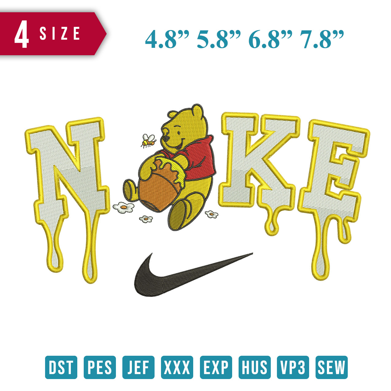 Nike Melt pooh and bee – Embrobuy