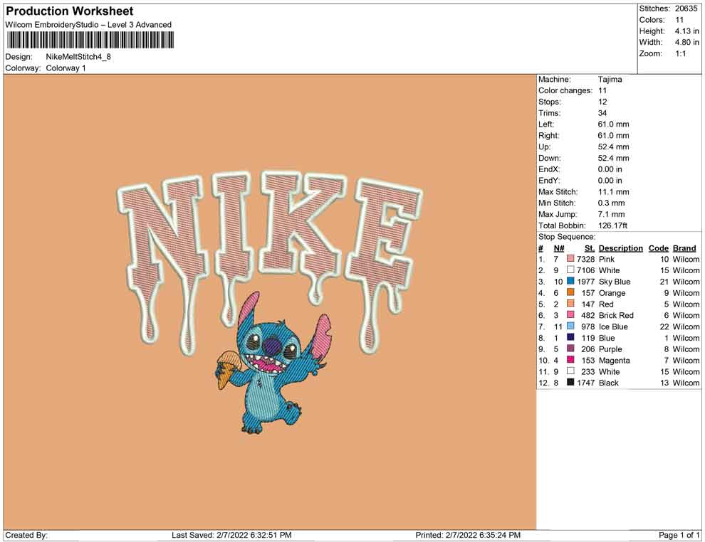 Nike Melt Stitch