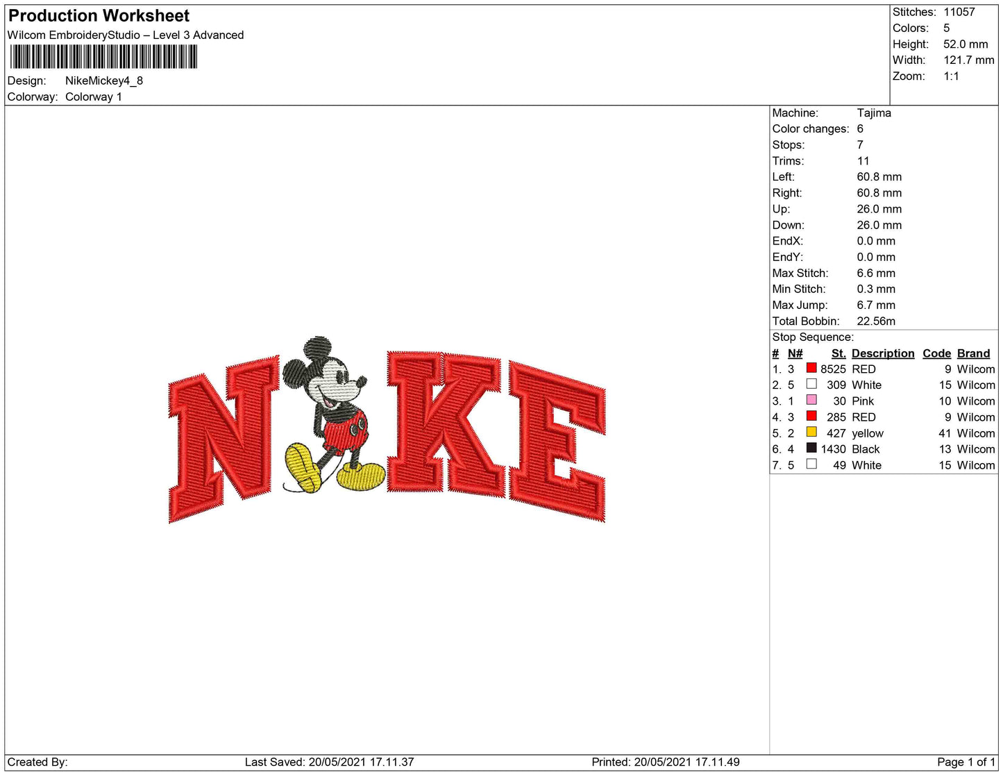 Nike Mickey Mouse