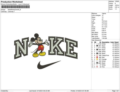 Nike Mickey Come