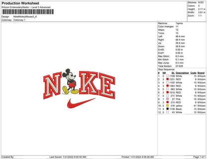 Nike Mickey mouse