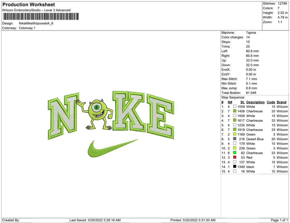 Mike nike clearance logo