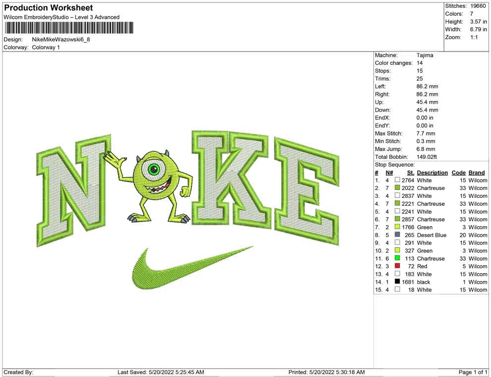 Nike Mike Wazowski