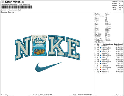 Nike miss vickies snack