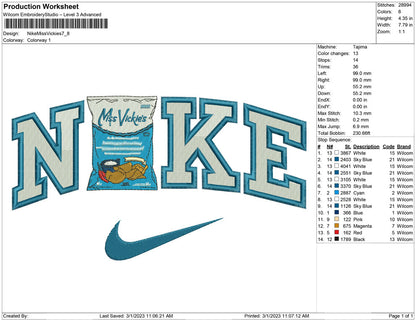 Nike miss vickies snack