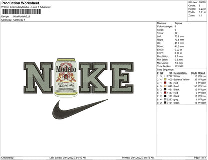 Nike Modelo bottle