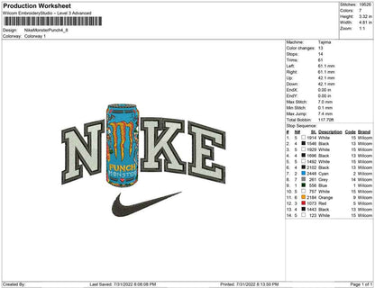 Nike Monster Punch Bottle