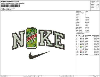 Nike MtnDew Bottle