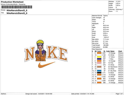 Nike Naruto Stand