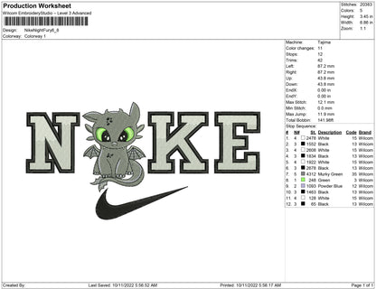 Nike Night Fury
