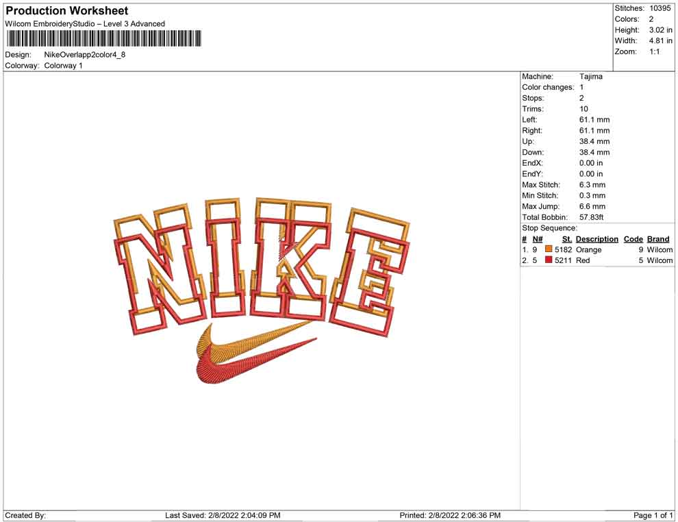 Nike Overlapp 2 color