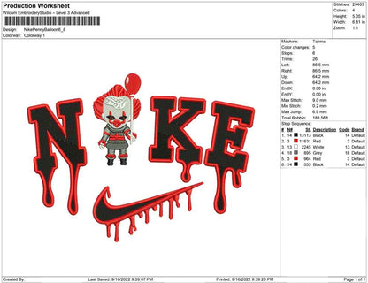 Nike Pennywise Balloon
