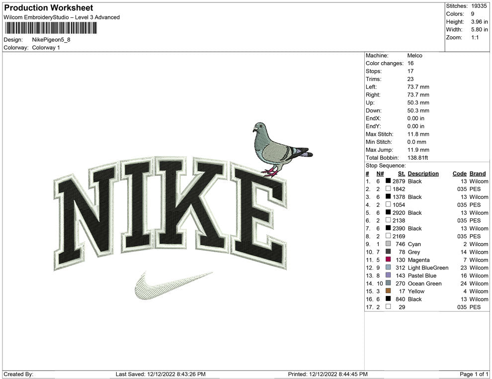 Nike Pigeon