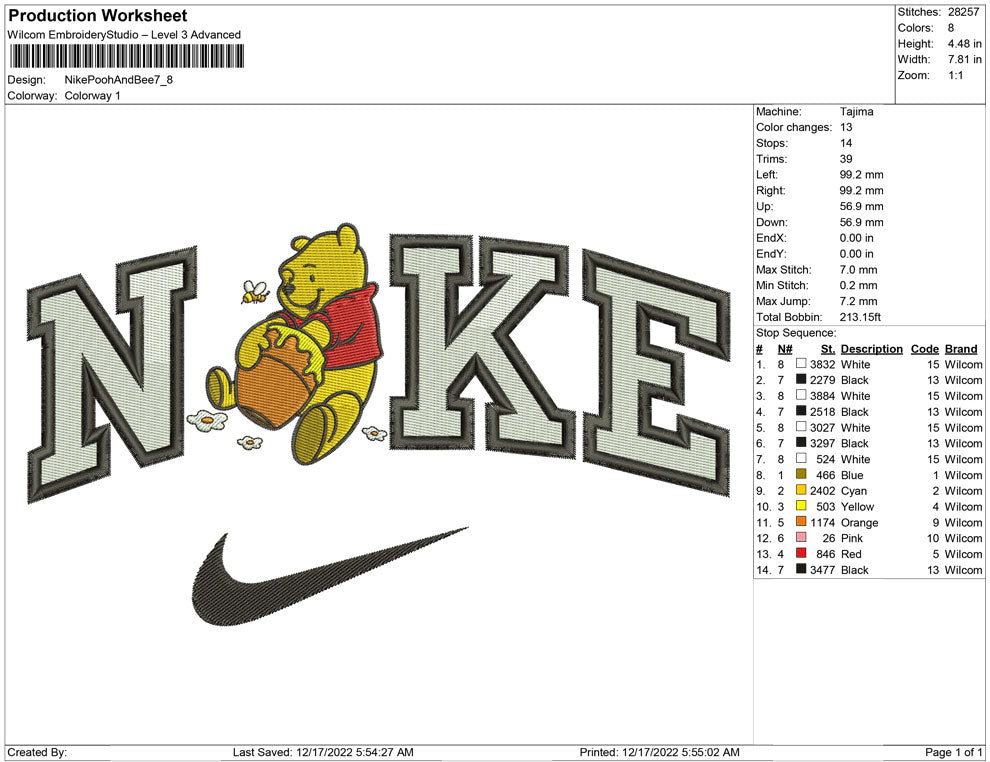 Nike pooh and bee
