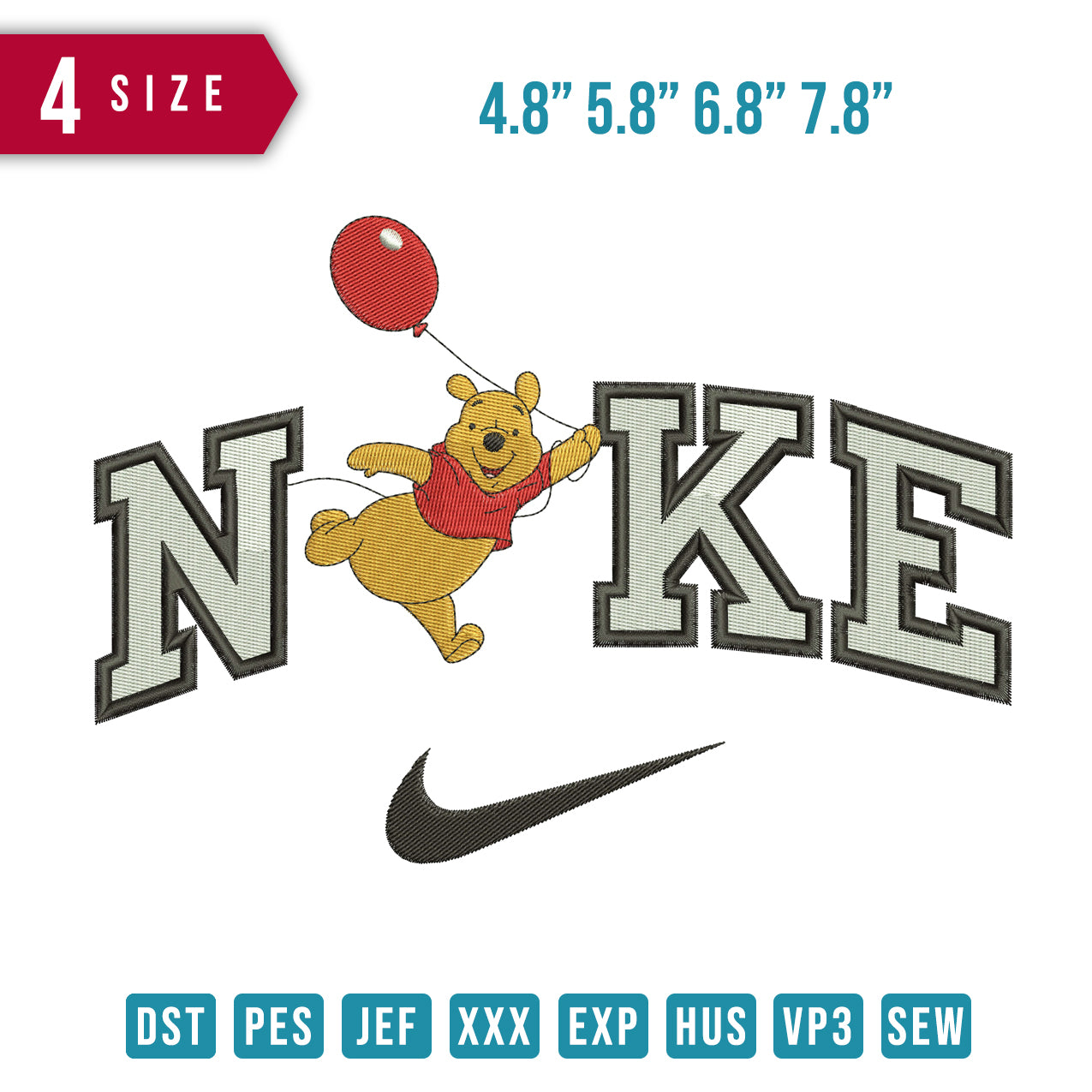 Nike pooh Balloon – Embrobuy