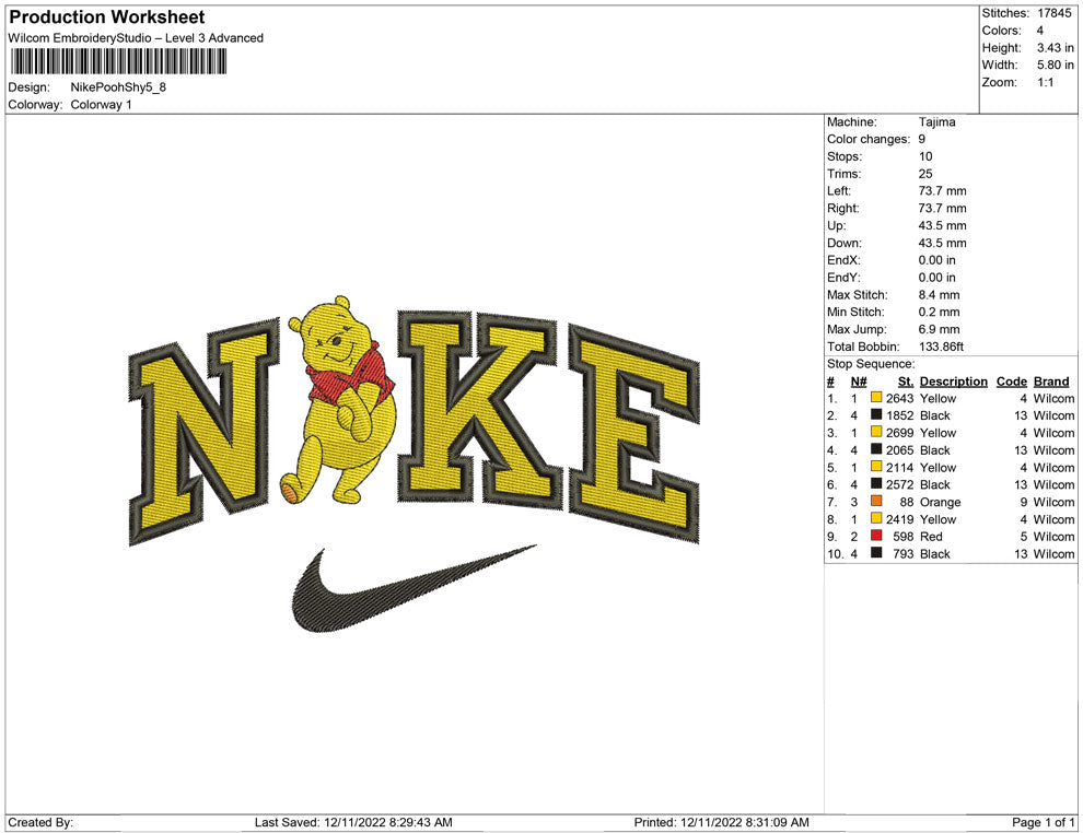 Nike The Pooh Shy
