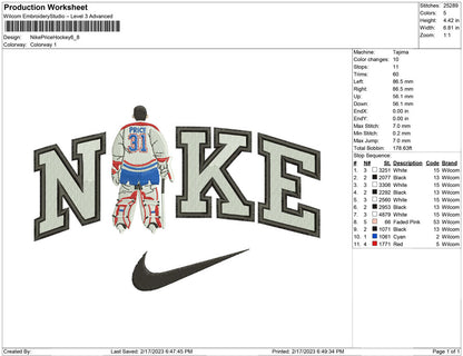 Nike Price hockcey