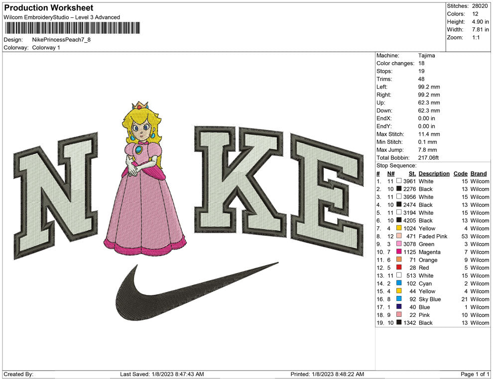 Nike Princess Peach